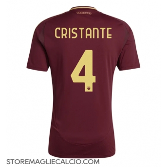 AS Roma Bryan Cristante #4 Maglia Gara Casa Repliche 2024-25